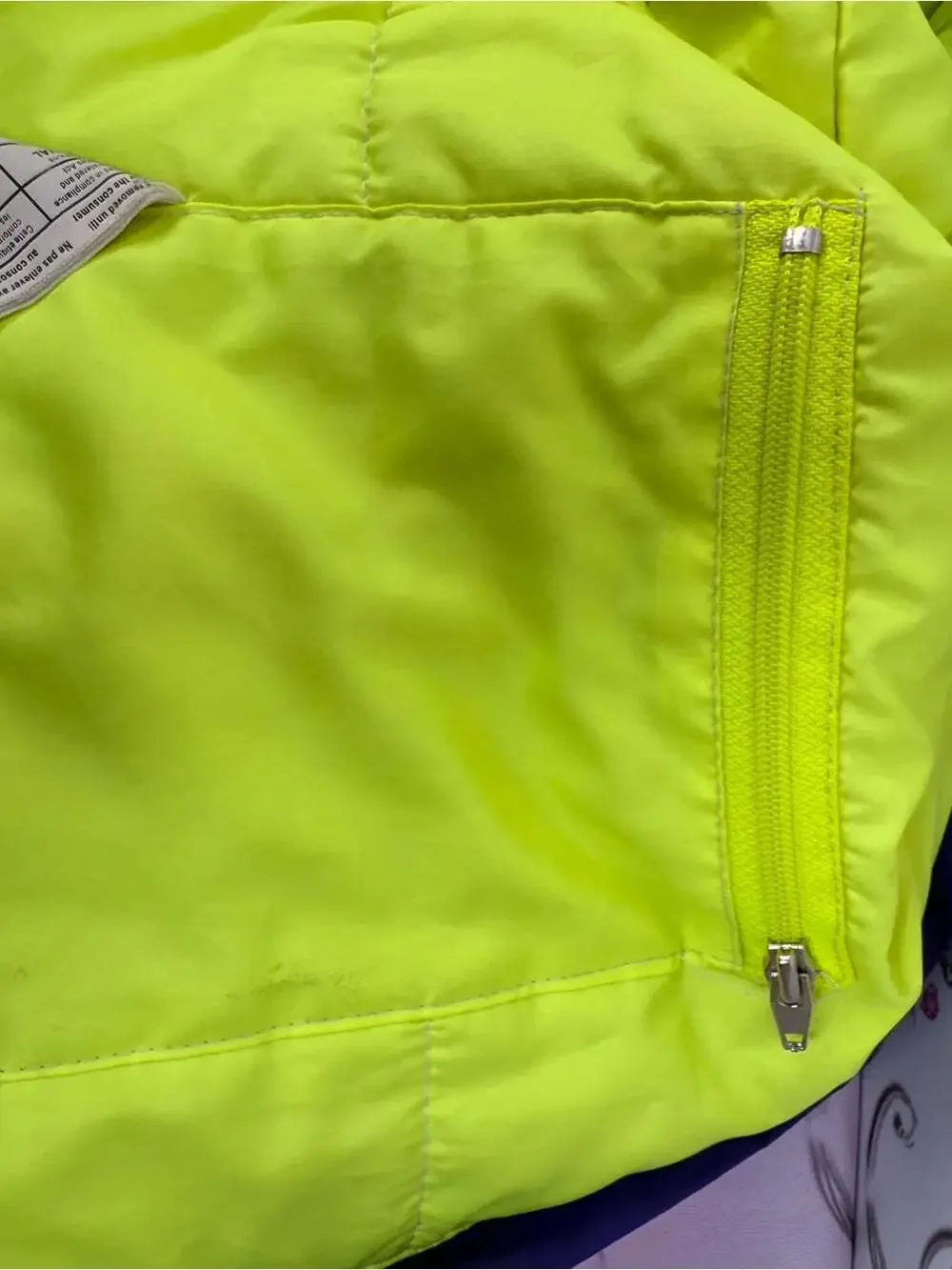 Sunice Teal, Purple & Neon Yellow Ski Jacket